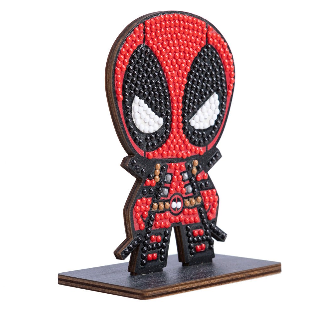 Load image into Gallery viewer, Deadpool Marvel crystal art buddy side view
