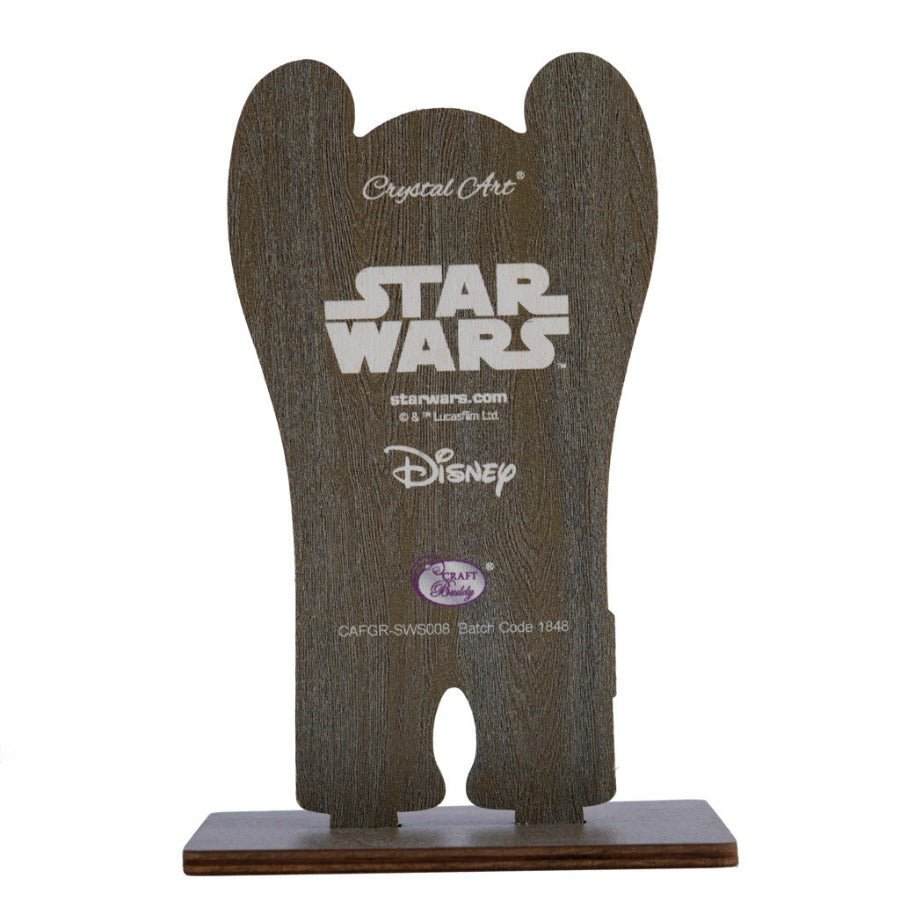 Load image into Gallery viewer, Chewbacca Star Wars crystal art buddy back
