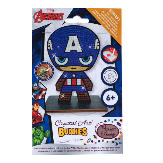Captain America Marvel crystal art buddy front packaging