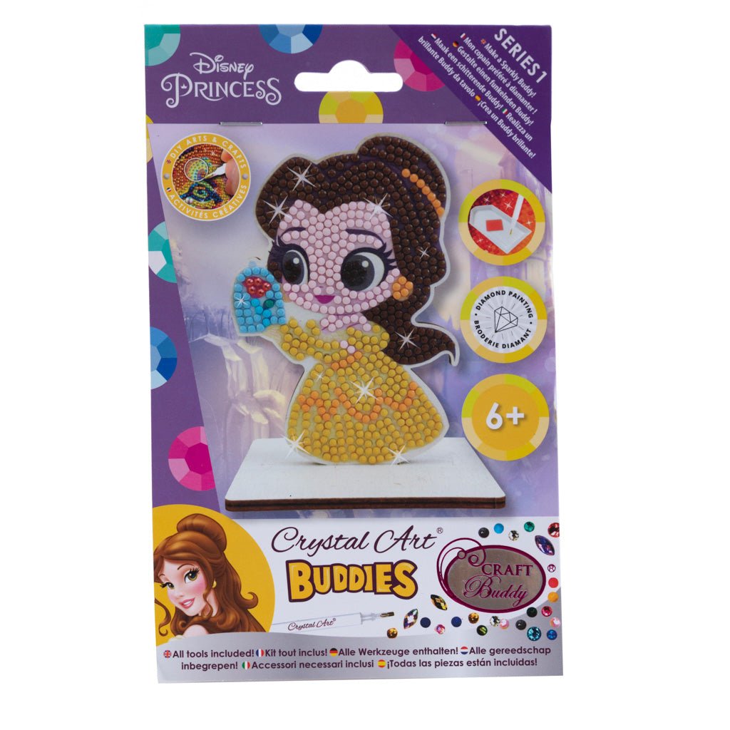 Load image into Gallery viewer, Belle Disney Crystal Art Buddy front packaging
