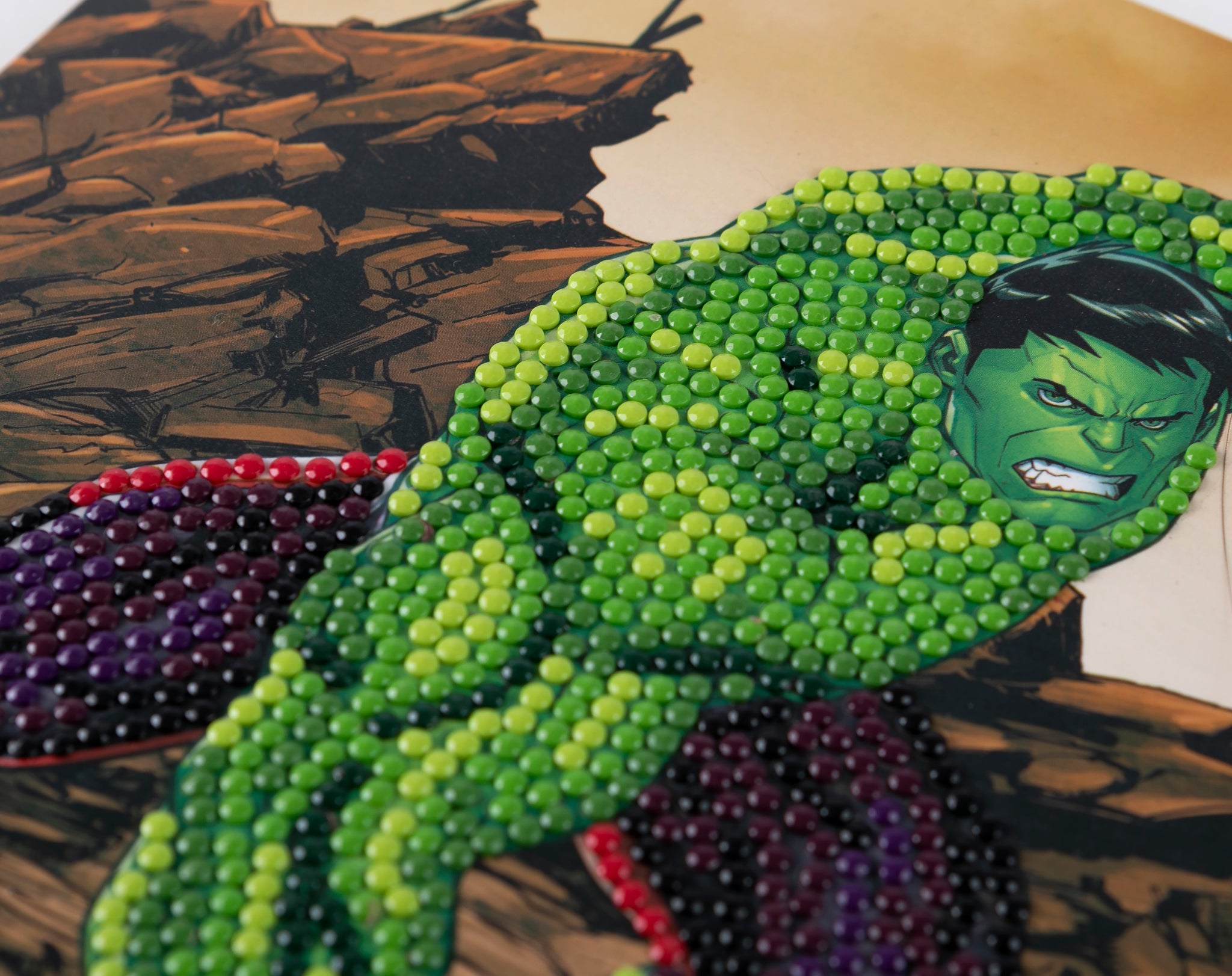 Crystal Art Buddies Hulk - Slöjd-Detaljer