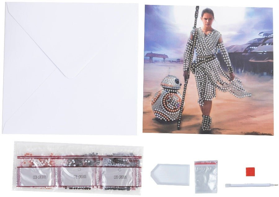 Rey 18x18cm Crystal Art Card - Contents