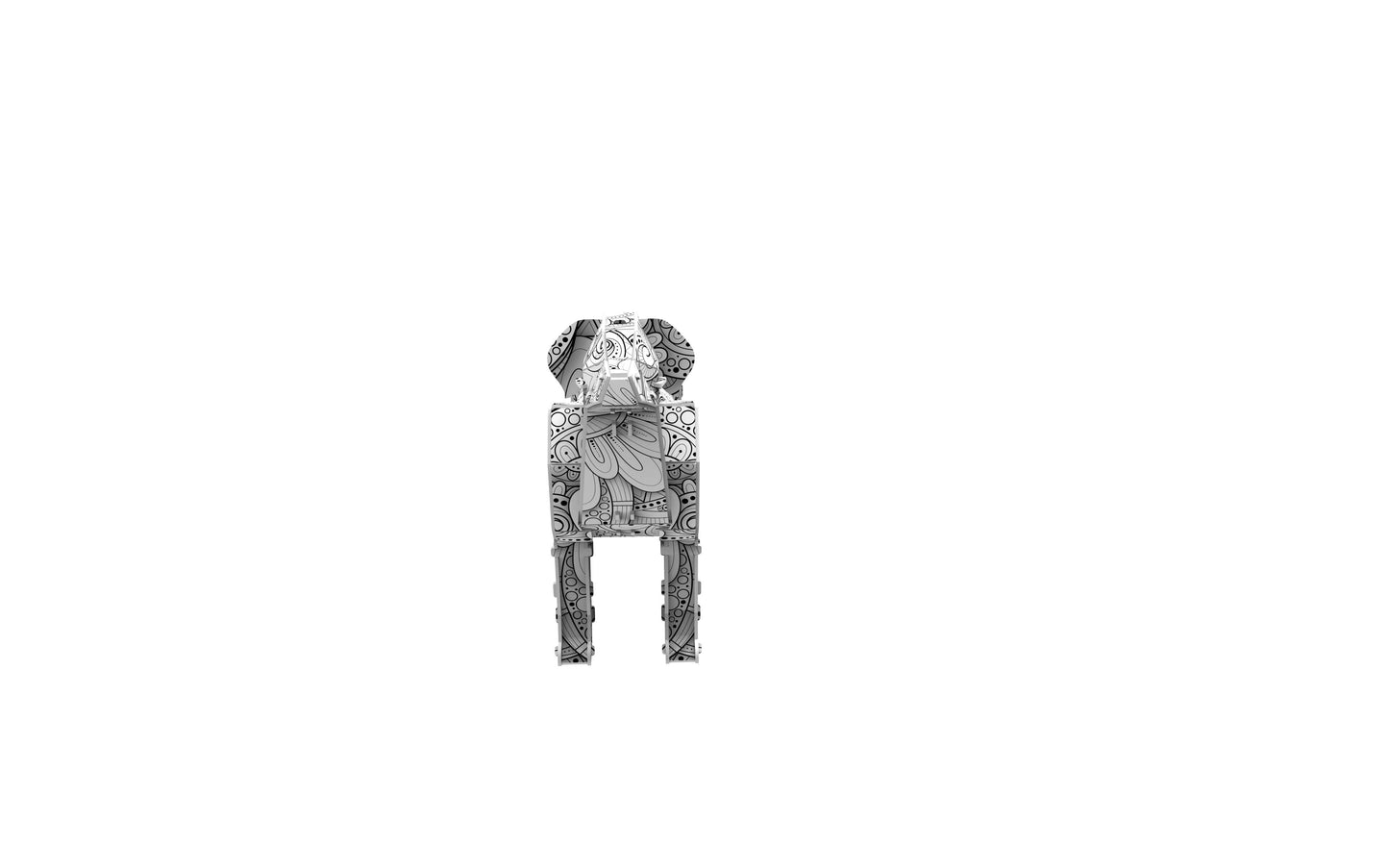 "Max the Dog" 3D Colour Me Puzzle Kit
