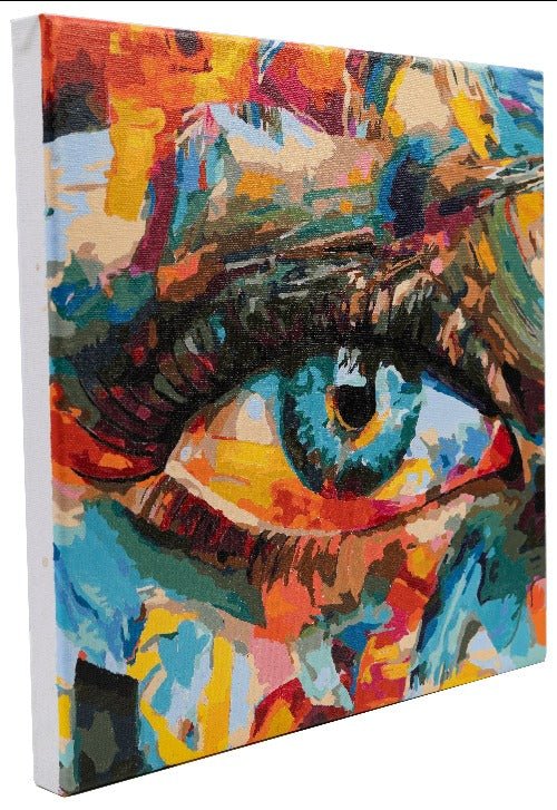 "Creative Eye" 30x30cm Paint By Numb3rs Kit - Side