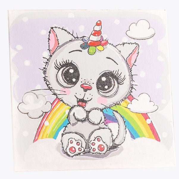 "Kitten Rainbow" Paint By Numb3rs Kit