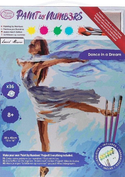 "Dance in Dream" Paint by Numb3rs 30x40cm Framed Kit - Front Packaging
