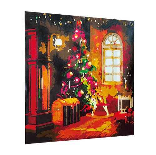 Load image into Gallery viewer, &amp;quot;Christmas Magic&amp;quot; Paint By Numb3rs Kit 50x50cm
