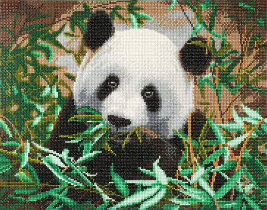 Load image into Gallery viewer, &amp;quot;Panda&amp;quot; Framed Crystal Art Kit 40x50cm
