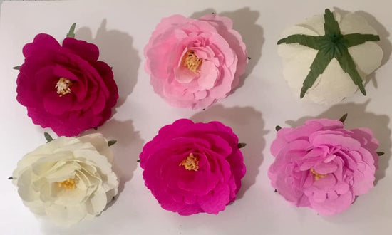 Craft Buddy Crepe Paper Assortment set of 6 - Pink