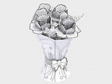 "Romantic Roses" 3D Colour Me! Puzzle Kit