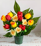 Forever Flowerz Tulips Stems with Leaves 60 pcs