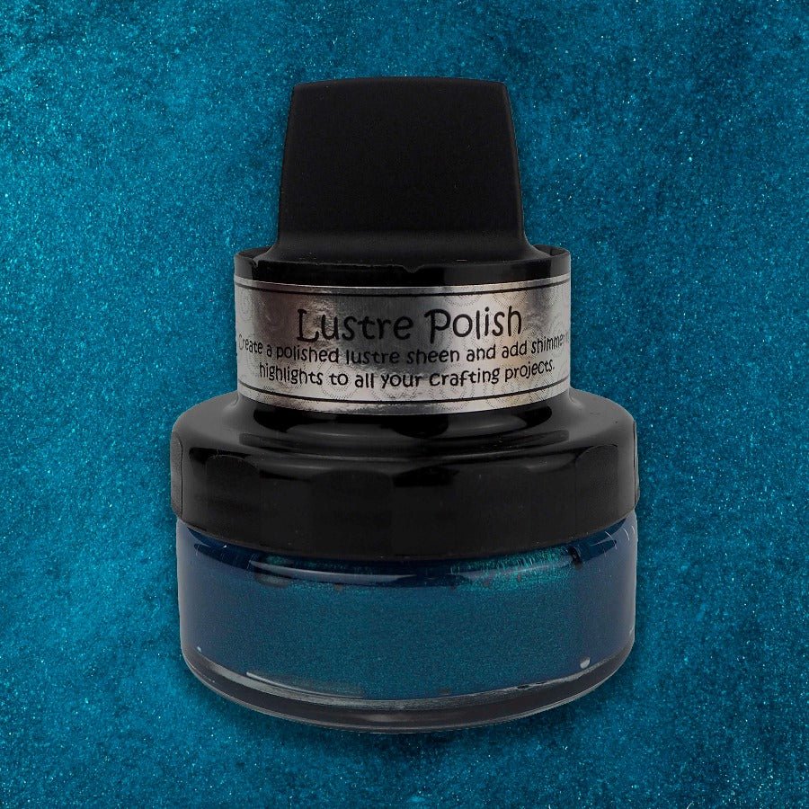 Load image into Gallery viewer, Cosmic Shimmer Lustre Polish 50ml - Tantalising Teal
