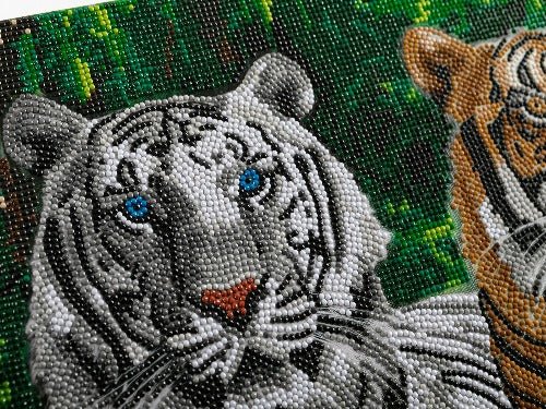 "Tigers" 40x50cm Crystal Art Kit
