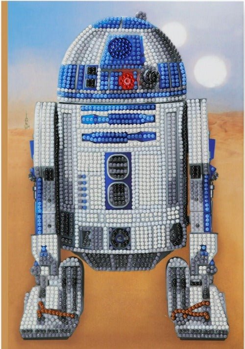 R2-D2 Crystal Art Notebook - Front View