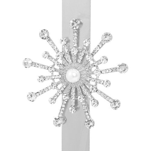 Forever Flowerz Snowflake Door Hook- Silver