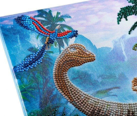 "Wander with Dinosaur" 30x30cm Crystal Art Kit