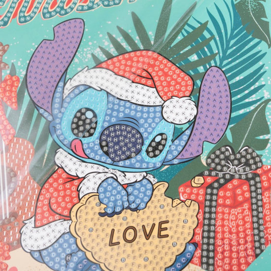 Load image into Gallery viewer, Christmas Aloha, 18x18cm Crystal Art Card Close Up Incomplete
