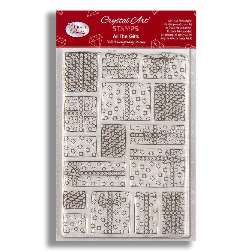 Crystal Art A6 Stamp Set - All The Gifts