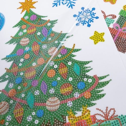 Crystal Art Festive Wall Stickers - Close up