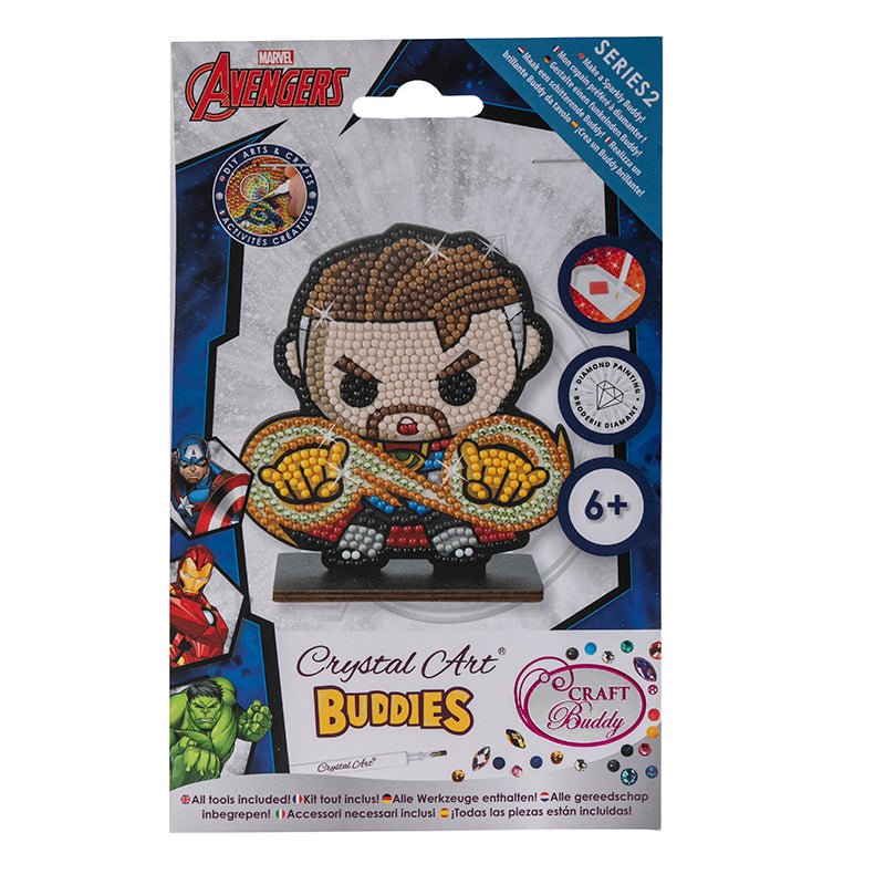 Load image into Gallery viewer, Dr Strange crystal art buddies marvel series 2 front packaging
