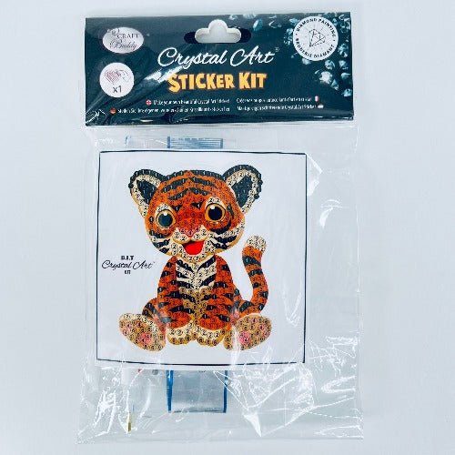 "Tiger Friend" Crystal Art Motif - Front Packaging