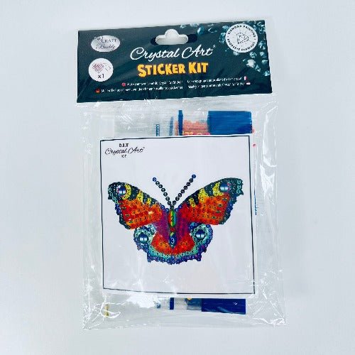 "Beautiful Butterfly" Crystal Art Motif - Front Packaging