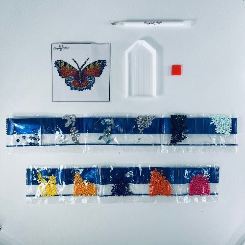 "Beautiful Butterfly" Crystal Art Motif - Contents