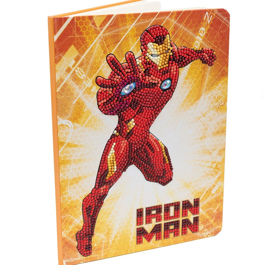 iron man crystal art notebook