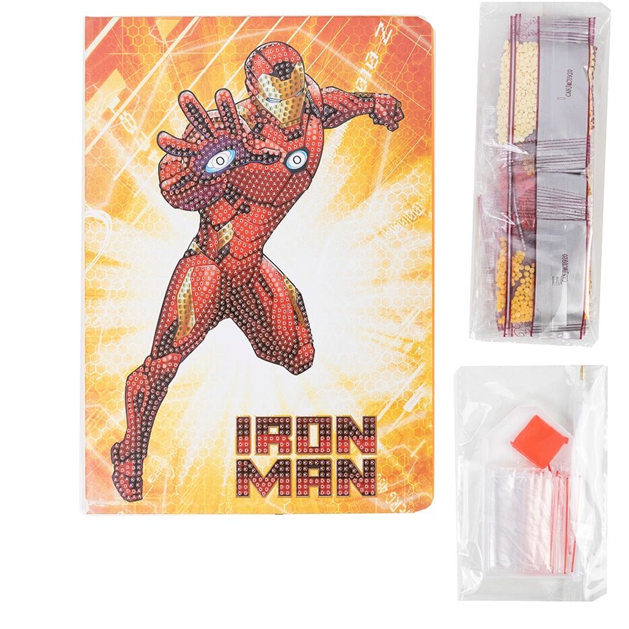 iron man crystal art notebook kit