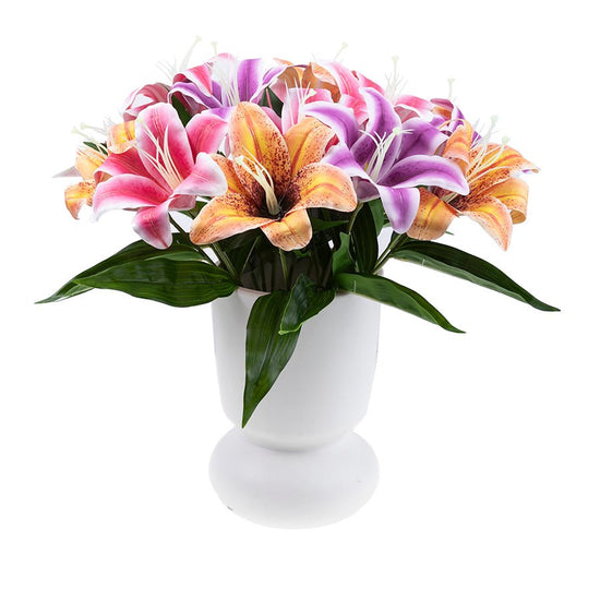 Luscious lilies forever flowerz romantic collection