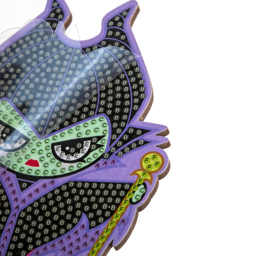 "Maleficent" Crystal Art Buddies Disney Series 2 Close Up Incomplete