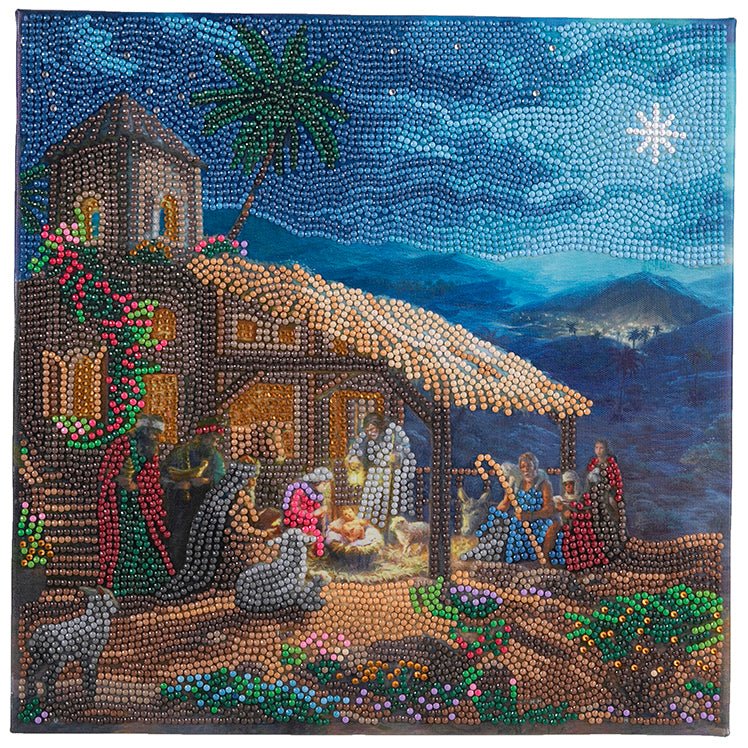 "Nativity Scene" Crystal Art Kit 30x30cm