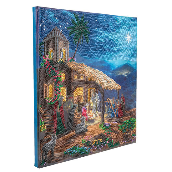 "Nativity Scene" Crystal Art Kit 30x30cm side