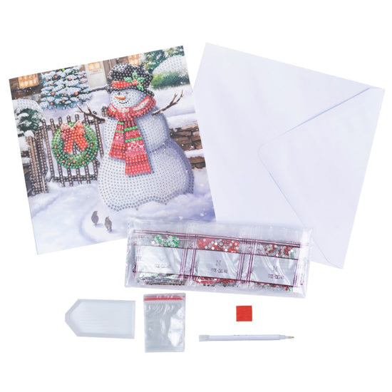 smiling-snowman-18x18cm-crystal-art-card-contents
