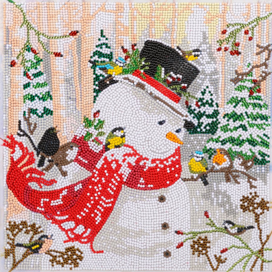 snowman-and-birds-30x30cm-crystal-art-kit-front-view