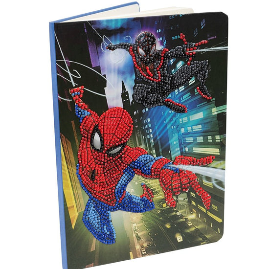 spiderman crystal art notebook