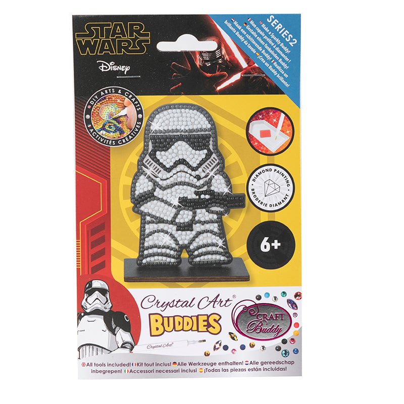 Stormtrooper crystal art buddies star wars series 2 front packaging
