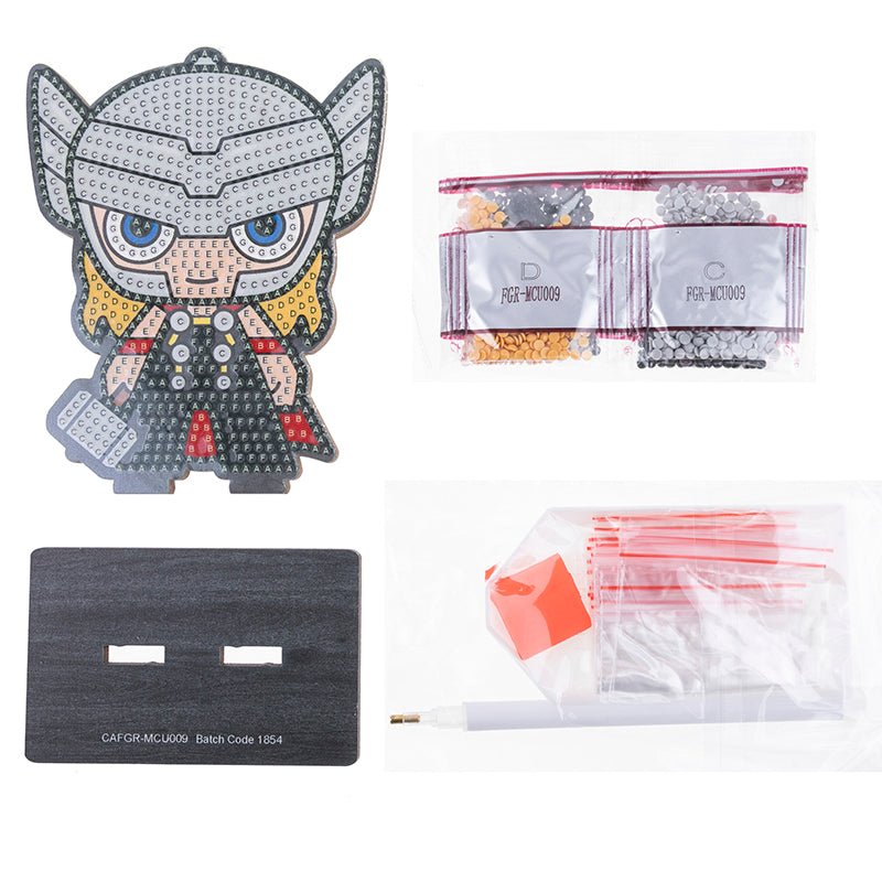 Thor crystal art buddies marvel series 2 contents