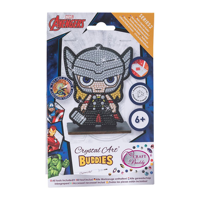 Load image into Gallery viewer, Thor crystal art buddies marvel series 2 front packaging
