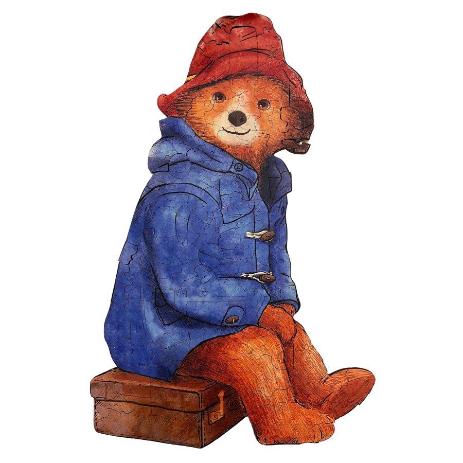 "Waiting With Paddington" A3 Wooden Puzzle complete